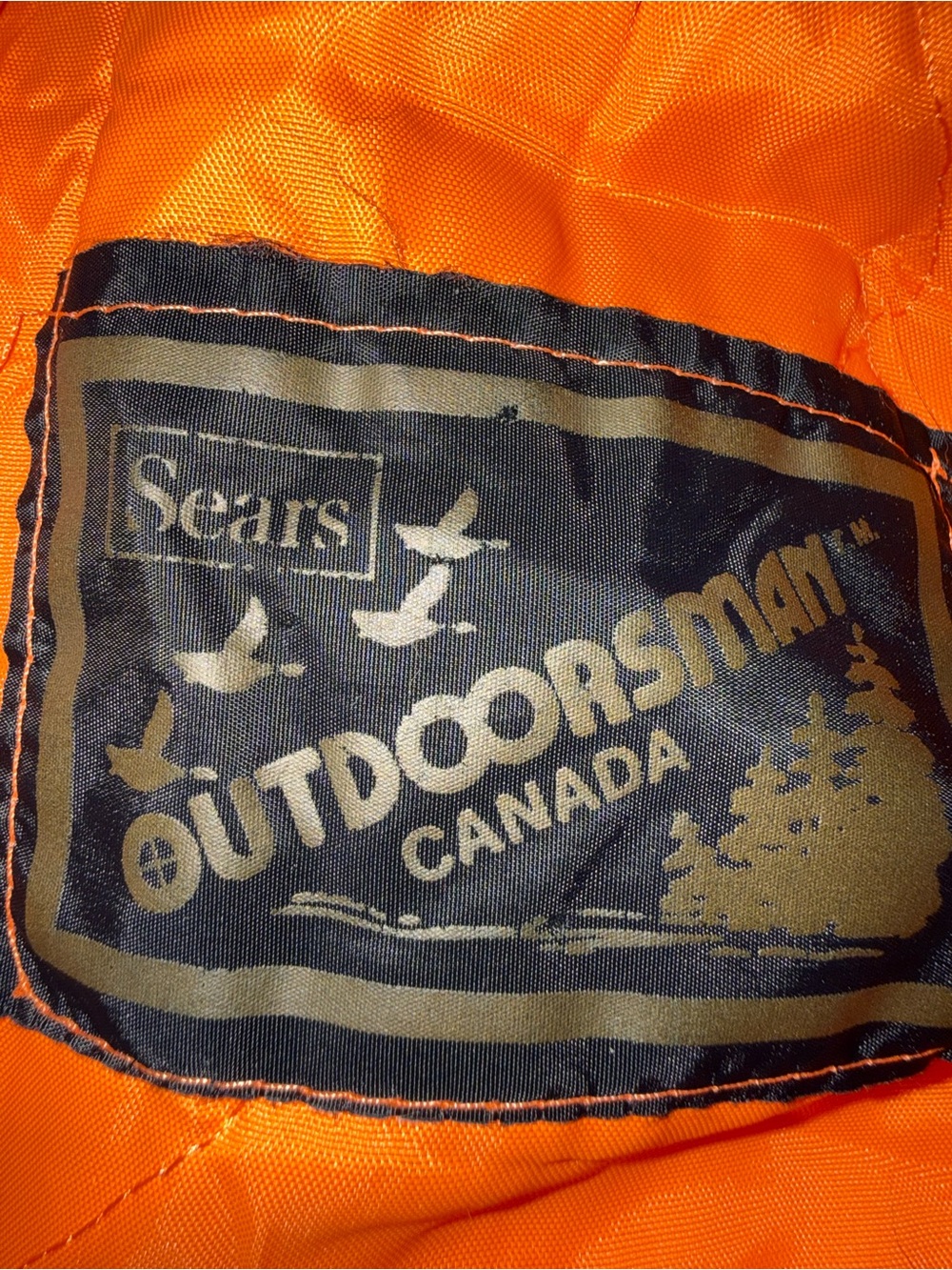 Vintage Sears Outdoorsman Canada Winter Jacket. Removable Hooded - Picture 12 of 14